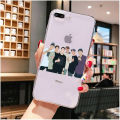 Cute cartoon Kpop Exo phone case for iPhone 13 x XS Max 6 6s 7 7plus 8 8plus 5 5S se 2020 XR 11 11pro Max clear Funda cover. 