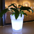 Amamia Landscape Light Weather-resistant Modern LED Solar Flower Pot Illuminated Planter Vase. 