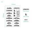 Pantry Label Stickers Waterproof Food Stickers for Kitchen Organization and Storage. 