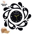 New Leaves Wooden Wall Clock I The New Wooden Wall Clock Big Size I Wall Clock I Wooden Wall Clock I Wall clocks for bedroom I Wall Clocks for drawing room I Wooden Wall Clocks for bedroom. 
