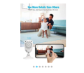WiFi Camera Ebitcam 1080P HD Indoor Surveillance Camera with Motion Sensor and Memory, WLAN IP Camera Security Camera with Night Vision, 2-Way Audio Indoor Camera, Home Pet and Baby Monitor. 