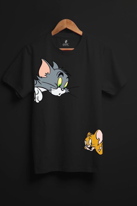 Tom & jerry T Shirts For Boys & Girls Cotton Jersey Fabric For Summer Wear