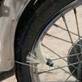 We bring you a tire brush to keep your motorcycle tires clean. 