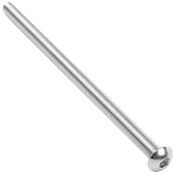 Stainless Steel Button Head Screw, Hex Socket Bolts Type:M4 / 4mm Bolt Size:M4 x 75mm Your Pack Quantity:20
