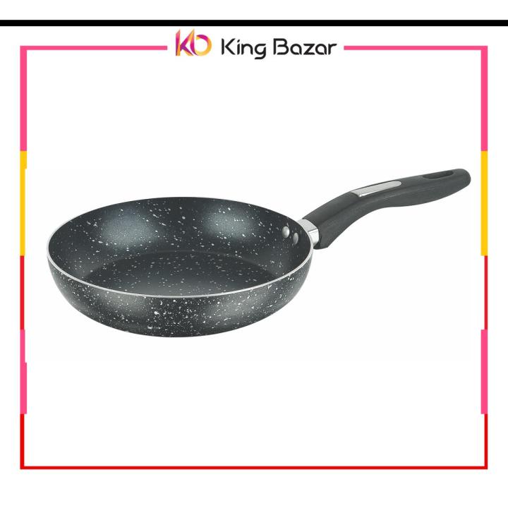 Non-Stick Marble Coated Frying Pan black 22 cm king cook export Qality
