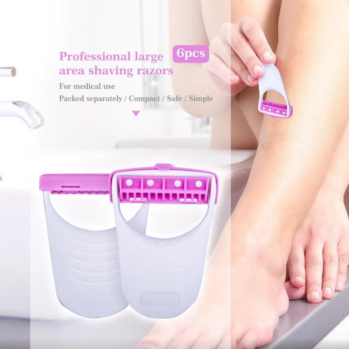 Disposable 6 Blades Body and Bikini Shaving Razor For Women