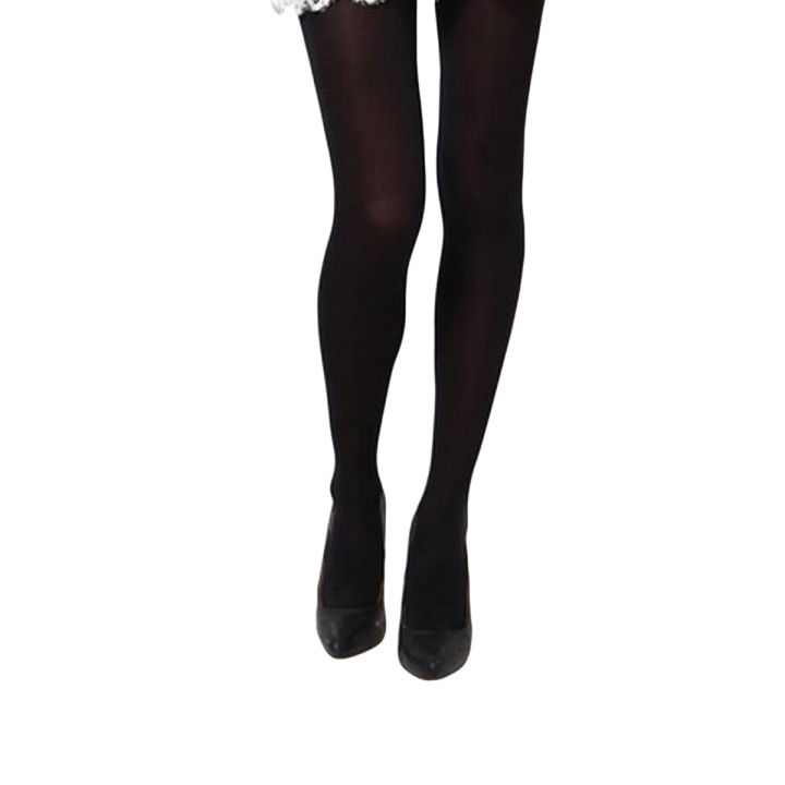 Black Opaque Stocking Tights for Women