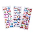 JETTING New Wholesale PC Mobile Phone Stickers Decor Laptop Skin 2PCS DIY Kawaii Cars 3D Paper Stickers. 