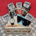5 sense gift basket for men fashion gifts , birthday wedding , anniversary , engagement , fathers day , brother for all occasion. 