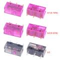 2pcs Dustproof Mouse Micro Switch 3Pin Gold Contactor 150 Millions Click Life. 