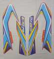 Tanki Tapa Sticker 2019 Model Honda 70  ( COMPLETE SET ). 
