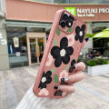 JIUMOO Case For Huawei Y9s Case Cartoon Clear Flower Thin Shockproof Square Edge Silicone Casing Full Lens Cover Camera Protect Cases Softcase. 
