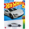 2022 Hot Wheels Tesla Roadster - HW Exotics 1/10 Track Stars Metallic Silver. 