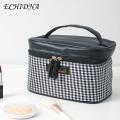 ECHIDNA Makeup Organizer Case Space-saving Travel Make Up Organizer Bag. 