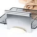 Multi-purpose Stainless Steel Bench Scraper Pasta Dough Scale Ruler Pastry Cutter Measuring Scale Cake Pizza Cutter Bread. 