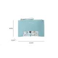 IVORY1 Cute Women Wallets Fashion Design Bank Card Holder Bag Korean Style Wallets Portable Cat Solid Color PU Leather Ultra Thin Simple Short Clutch Bag/Multicolor. 