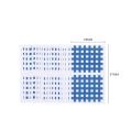 (Pack of 10 sheets) Kindmax Healthcare Spiral Cross Kinesiology Tape Physical Therapy Cross Tape for Pain Relief. 