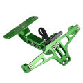 Universal CNC Motorcycle License Plate Holder Frame With LED (Number plate holder)Aluminum Adjustable Universal Fitment Motorcycle Accessories. 