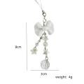 Plastic Chain Camera White Keychain Bow Key Chain for DIY Women Girl Diy Fashion. 