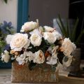 1/3 Bunches 30cm Artificial Hydrangea Roses DIY Indoor Home Decoration Real Touch Decorative Flowers. 