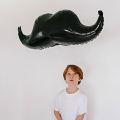 MOUSTACHE FOIL BALLOON - 36 INCH MOUSTACHE. 
