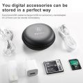 Baseus Portable Earphones Earbuds Carrying Bag Case Memory Card USB Cable Waterproof Organizer Box. 