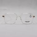 Tom Ford frame prescription glasses white colour unique shape. 