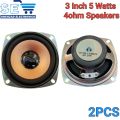 2PCS 3 Inch 5W 4 Ohm Mini Audio Full Range Speakers. 