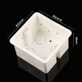 High Quality PVC Plastic Light Touch Concealed Bottom Switch Cassette Wall Mounting Box Junction. 