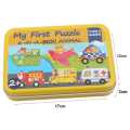 Wooden Puzzle Games 6-in-A-Box! Jigsaw Puzzles for Kids. 