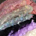 1yard/pc 130cm Wide Rainbow Color Butterfly 3D Applique Lace Fabric Gradient Flowers Children's Clothing DIY Color Lace Cloth. 