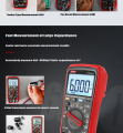 Digital Multimeters True RMS Voltmeter Ammeter Capacitance Tester VFD UNI-T UT17B MAX UT18B MAX. 