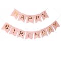 Pastel Balloons Decoration Set ( 30 Balloons) + 1 Pink Happy Birthday Bunting Banner (Pastel Balloons Combo).. 