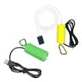 2Set Usb Mini Aeration Pump Air Pump Aquarium Aerator Ultra Quiet Mini Fish Tank Go Fishing Oxygen Pump --Green & Yellow. 