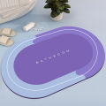 Bath Mat Water Super Absorbent Non-Slip, Water Absorbent Anti Slip Floor Carpet for Bathroom, Shower Room, Tub, Entryway, Kitchen, Sink Easy Kitcehn. 