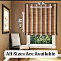 4x4 Feet Bamboo chik curtain for window , Door etc. Wooden curtain, wooden blinds (chik). 