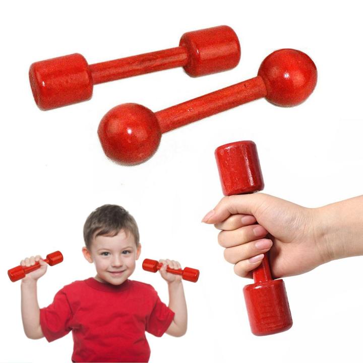 Loveseason Dumbbell Fitness Toy No Burrs Kids Bumper Sound Dumbbell Fitness Equipment