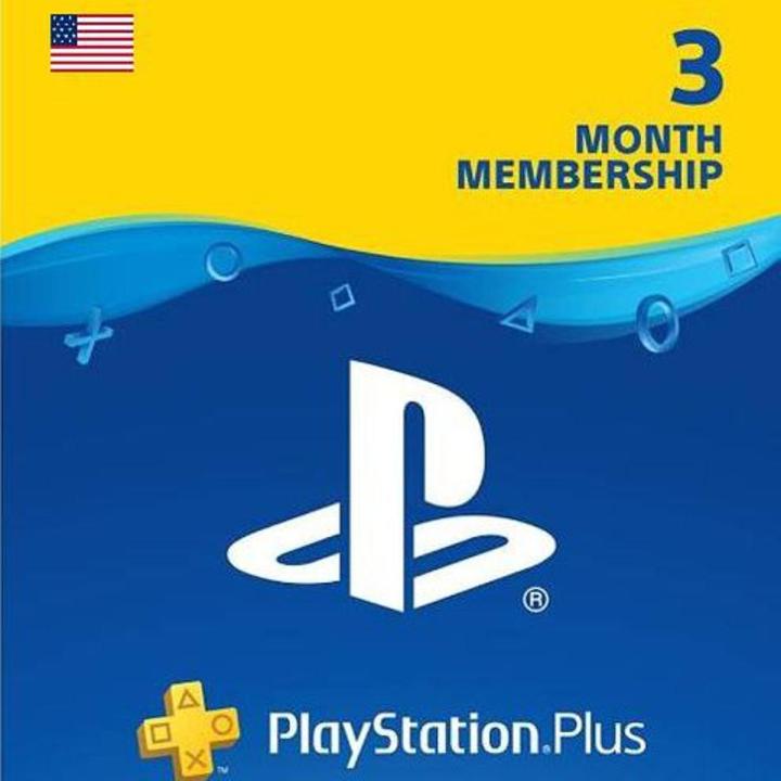 PLAYSTATION PLUS - 3 MONTH MEMBERSHIP FOR (USA) | Daraz.pk
