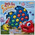 Fishing Game Toy Set with Rotating Board with Music On/Off Switch for Quiet Play, Includes 21 Fish and 4 Fishing Poles, Safe and Durable Toy for Toddlers and Kids. 
