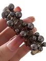 2Pc  New Korean style Pearl Telephone Wire Bow Knot Elastic Hair Band For Women Girls Hair Weaving spiral Cord Rubber Band pearl Hair Accessories. 