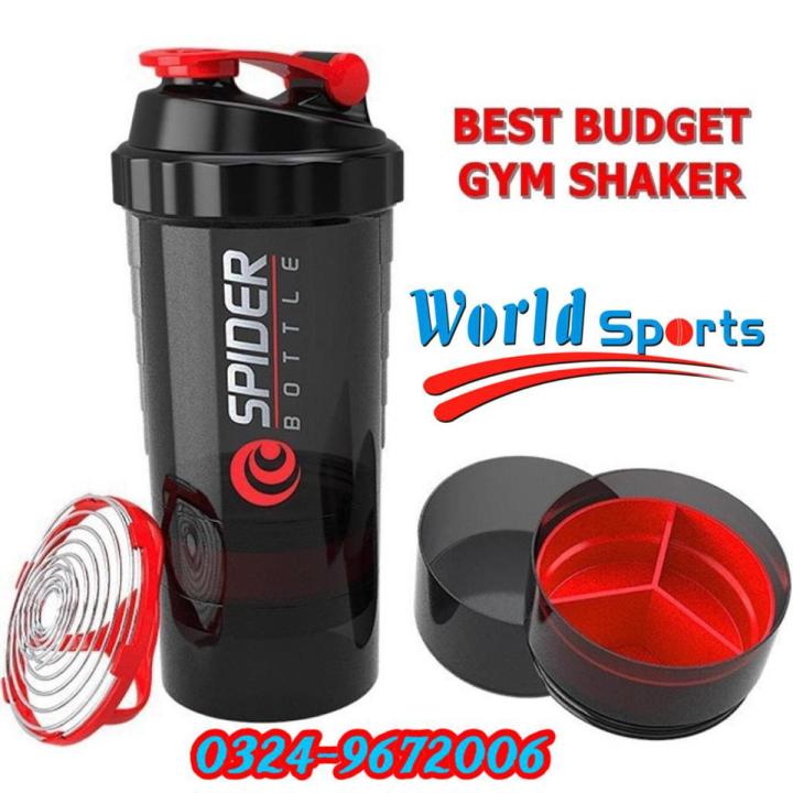 New sports water and shake bottle with cap and filter options