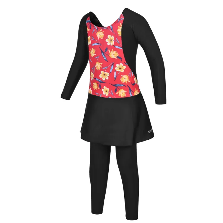 Girls%20Swimsuit%20%E2%80%93%201-Piece%20Full%20Coverage%20Swimwear%20With%20Frill%20%7C%20Long%20Sleeves%20%7C%20Age%205%E2%80%9312%20%7C%20Black%20&%20Navy%20Blue%20-%20Image%202