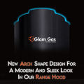 Glam Gas Range Hood Hi-Tech| Kitchen Hood | Chimney. 