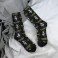 Funny Crazy Sock for Men Regan Macneil Design Hip Hop The Exorcist Horror Film Quality Pattern Printed Crew Sock Seamless Gift. 