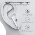 Original Headphones For Apple iPhone 15 Pro Max Handfree USB C Headphones Wired Type-C Earbuds for IPhone 15 15 Pro Max 15 Plus in-Ear Earphones with Mic Bass Stereo Headset For iPad Samsung S21 S22 S23 Ultra Vivo Xiaomi USB-C Earphones. 