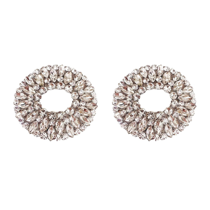1Pair Detachable Shoes Decorations Shiny Crystal Shoes Clip Buckle Rhinestone Brooch Women Bag Pendant Shoe Clips Shoe Clips