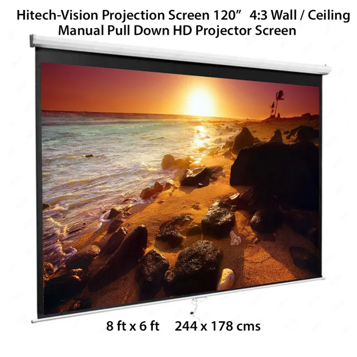 Hitech-Vision%20Manual%20pull%20Projector%20Screen%20-%20Matt%20White%20120"%204:3%20(8%20ft%20x%206%20ft)%20-%20Image%207