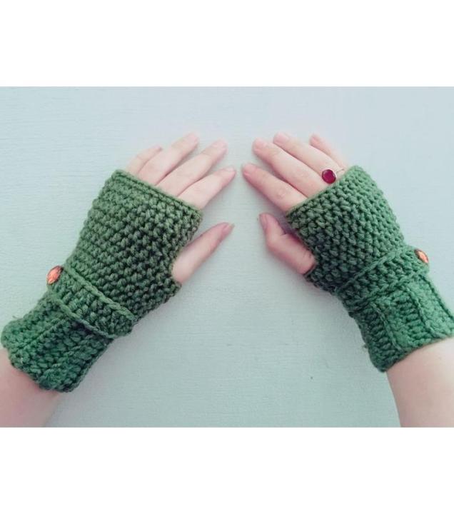 Attractive%20Strip%20Style%20Wool%20Gloves%20for%20Women%20-%20Image%203