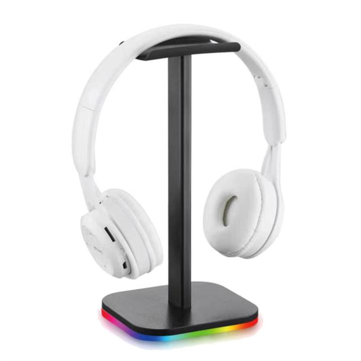 RGB Headphone Stand Game Headset Desk Display Holder - A