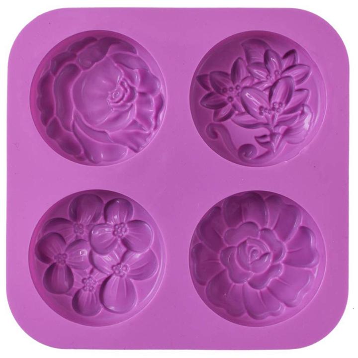 Flower soap molds best sale